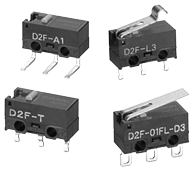 欧姆龙OMRON  D2F-AQ for Automotive 车载用基本开关
